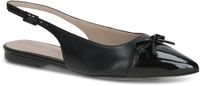 Caprice Dames Ballerina 9-29401-46 019 G-breedte Maat: 38.5 EU Zwart Leer/Imitatieleer Rubber