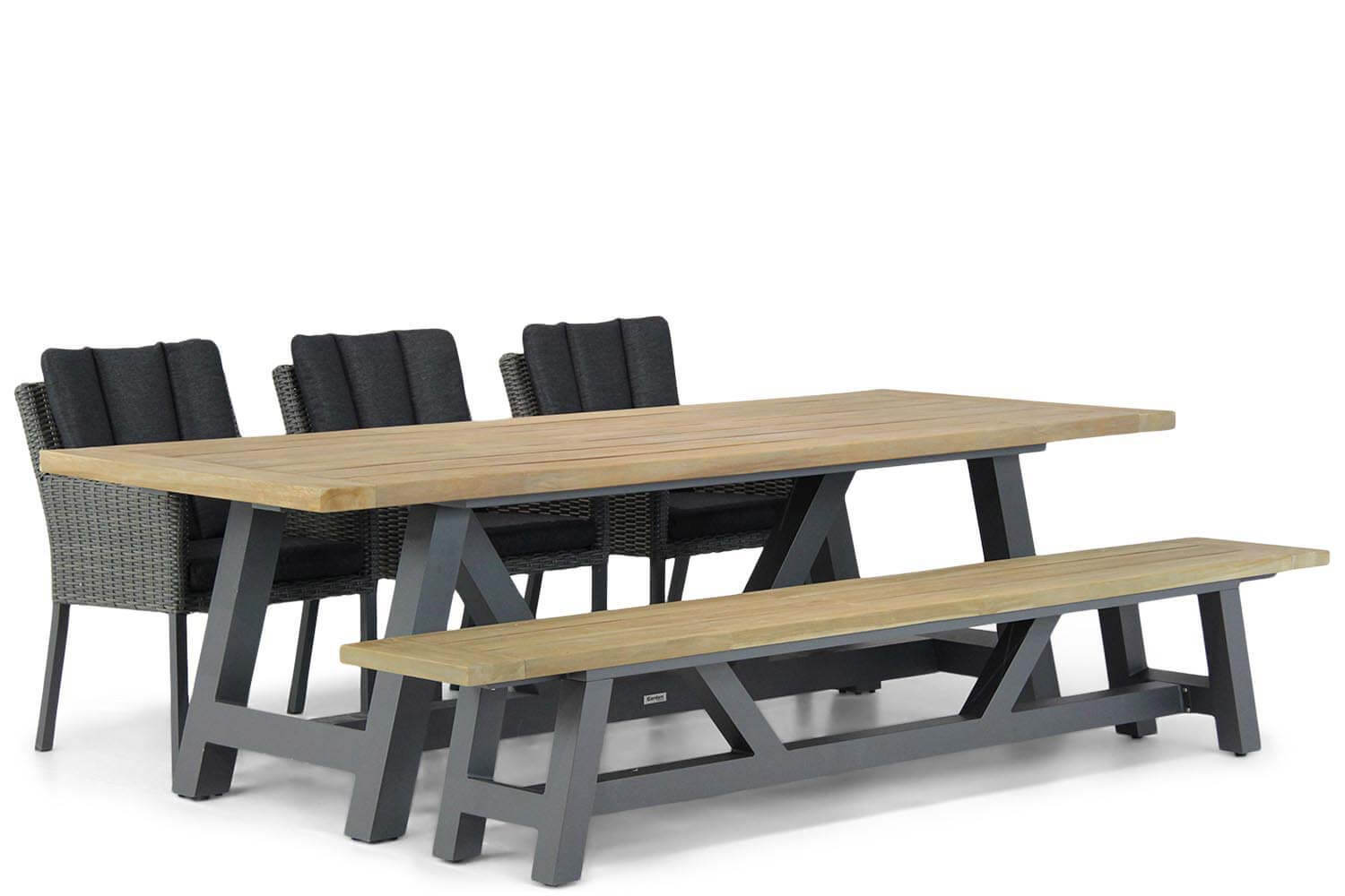 Garden Collections Oxbow/Trente 260 cm dining tuinset 5-delig