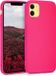 kwmobile coque de téléphone Convient pour Apple iPhone 11 - Coque arrière en néon rose