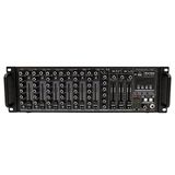 Thornton Axis 10 Rack - 10-kanaals mixer voor montage in een rek met ingebouwde 2-kanaals USB-geluidskaart, effecten, Bluetooth en mp3-speler