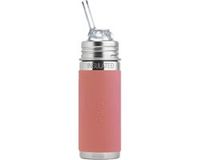 Pura Thermos Rietjesfles Free Flow 260 ml - Rose Sleeve