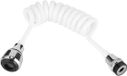 Sans marque Rallonge de robinet de cuisine - Douchette pour robinet - Lavage rapide - Flexible extensible - 30-140 cm - Blanc