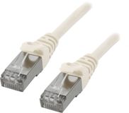 Mcl MCL FTP6-1M/W netwerkkabel Wit Cat6 F/UTP (FTP) 1 m