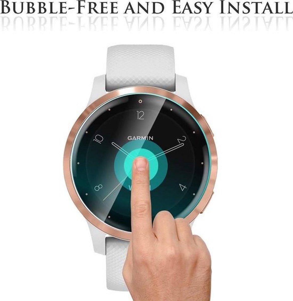 Strap-it Garmin Vivoactive 4s Plastic Screen Protector - 8720763425774