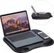 Relaxdays Laptopkussen - Kunststof - Zwart - Voor 11 inch tablets