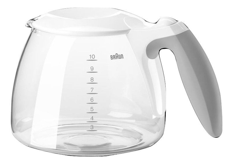 Braun KFK500 - Koffiepot - wit, transparant