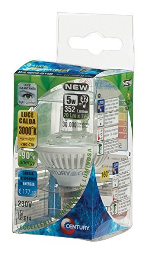 Century Globe Micro LED met gegroefde rand, 5 W