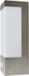 Lindby Lampe murale d'extérieur - 1 ampoule - Acier inoxydable, polycarbonate - H: 25 cm - acier inoxydable, blanc