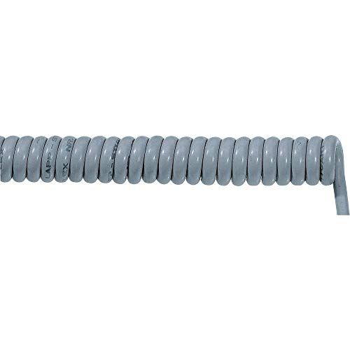 LAPP KABEL LAPP 73220303 spiraalkabel UNITRONIC SPIRAL LiF2Y11Y 400mm / 1600mm 2 x 0,14mm² grijs 1st