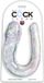 King Cock Clear Dubbele Dildo Trouble 44 cm