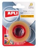 APLI 11166 tape transparant 19 mm x 33 m