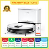 iLife A12 Pro Robot Vacuum Cleaner and Mop Combo, Lidar Navigation, Self-Emptying Dustbin, 3000Pa Suction Power
