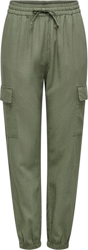 ONLY ONLCARO MW LIN - Cargo Broek Dames - Oil Green - Maat S/32