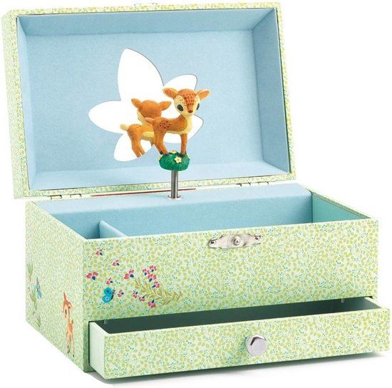 Djeco Muziekdoosje Liedje van het Hertenjong - Multicolor