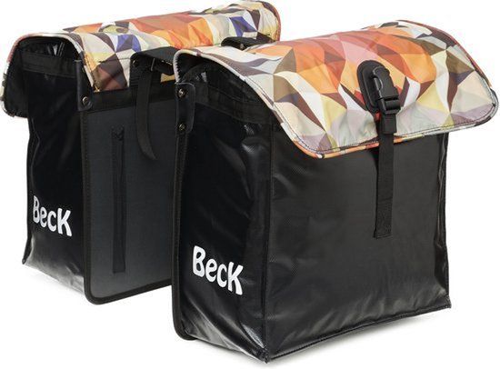 BECK Small Tiger Dubbele Fietstas - 35L - Multicolor