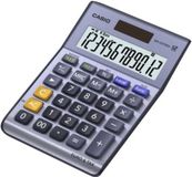 Casio MS-120TERII Desktop Basisrekenmachine Zwart, Blauw, Grijs