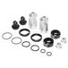 Losi Shock Body Set, Silver, FOX Caps (2): DBXL-E 2.0 (LOS253026)
