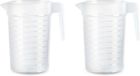 Plastcforte Pichet/carafe - 2x - transparent - 1000 ML - plastique