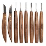 Narex Profi Detail Carving Set 869010, fijne gutsenset, 8-delig