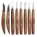 Narex Profi Detail Carving Set 869010, fijne gutsenset, 8-delig