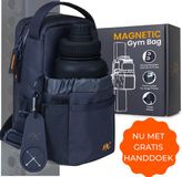 M2C® Premium Magnetic Bottle Bag - Magnetische Sporttas – Compacte Reistas met Bidon- en Telefoonhouder - Inclusief Sporthanddoek & Handdoekhouder