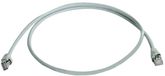 Telegärtner 100127411 RJ45 Netwerkkabel, patchkabel CAT 6A S/FTP 2.6 m Grijs Met anti-kniktule 1 stuk(s)