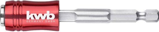 kwb 2-in-1 bithouder 1/4" - 74mm - voor bits en dopsleutels