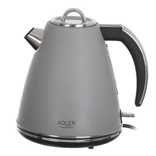 Adler AD 1343 Waterkoker - 1.5L - Grijs - RVS - 1850W