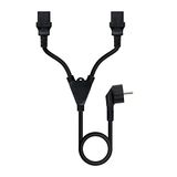 Netsnoer CEE7/M, 2 x C13, 1,8 m