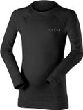 FALKE Wool-Tech functioneel shirt met lange mouwen voor kinderen - Zwart - Maat 134-140