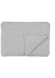 Marc O'Polo Nordic Knit Plaid Zilver - 130x170 cm