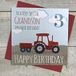 Witte White Cotton Cards GA3-GS verjaardagskaart "To A Very Special Grandson On Your Birthday 3 Happy Birthday"
