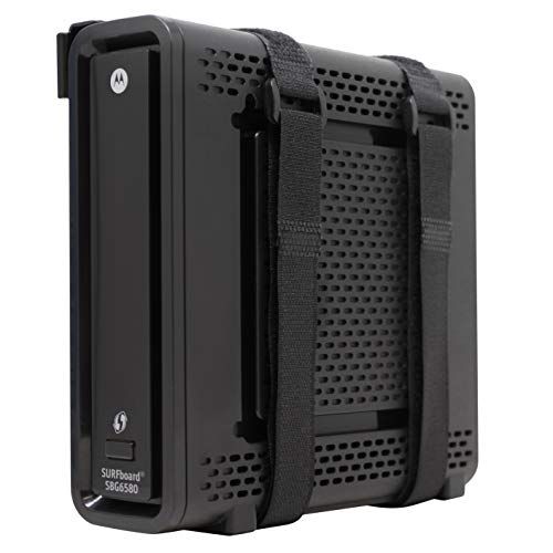 humancentric Universele wandhouder (zwart) | Verstelbare houder voor kabeldozen, dvd-spelers, routers, modems en meer
