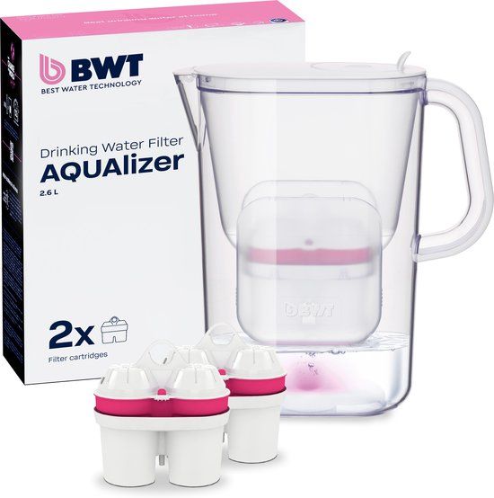 BWT Waterfilterkan + 2 x Filter voor Magnesium Mineralized Water