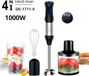 StarTech Multifunctionele staafmixer set - Handmixer - 4-in-1 - 1000W - RVS - met garde en hakmolen - 220V