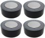 Merkloos / Sans marque Versluis Paint En Non-Paint B.V. Set van 4x Ducttape rol - Zwart - 50mm x 50 meter