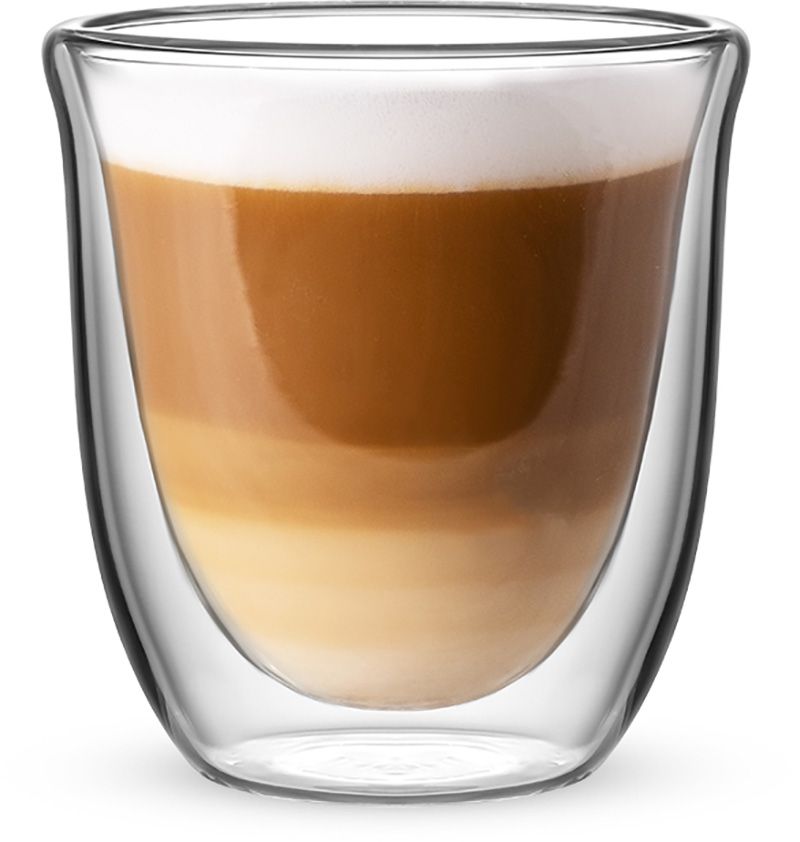 Bialetti Firenze Double-Walled Coffee Glasses - 200ml - Set of 2