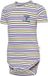 Hummel Kinderbody Hmlhappy Me S/S 219382 Lila Gestreept Maat 74