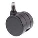WAGNER 01011861 Draaistoelrol/bureaustoelwielen, design hard, diameter 60 mm, hoogte 65 mm, intervalgeremd, steekpen 11 x 20 mm, draagkracht 50 kg, Made in Germany