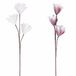Set Sibilla Set van 12 kunstmatige magnolia van kunststof (PE) H. 104 cm