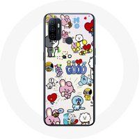 Maniacase Hoesje voor Oppo A53 BTS Bangtan Sonyeondan BT21 Van Tata Chimmy Cooky Rj Koya Mang Et Shooky