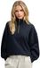 Superdry Monogram Sweatshirt Met Halve Rits Blauw 2XS Vrouw