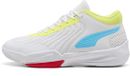 Puma Court Pro 2 Indoor Schoenen Wit/Blauw Synthetisch/Textiel Maat 42
