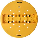 Mirka schuurpad Ø 225 mm klittenband / voor DecoSander stangschuurmachine / voor gladde wand- en plafondafwerking, gipsplaten en detailwerk