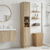 Maison Exclusive - Armoire de salle de bain avec étagères ouvertes, modèle ARNHEM, chêne Sonoma