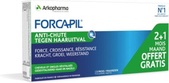 Arkopharma Forcapil Tegen Haaruitval - 90 Tabletten (3x30) - 3 Maanden