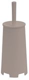 Gedy G-Oscar staande toiletborstel, kleur licht taupe, 35 x 13 x 13 cm