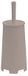 Gedy G-Oscar staande toiletborstel, kleur licht taupe, 35 x 13 x 13 cm