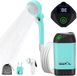 Merkloos / Sans marque Holland Connections Draagbare campingdouche met accu en pomp - Oplaadbaar - 6000 mAh-batterij - Mobiele douches - Buitendouches - Douchekop en slang - Camping, reizen, tuin, autowassen.
