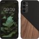 kwmobile hoesje geschikt voor Samsung Galaxy A25 - Backcover in donkerbruin / zwart